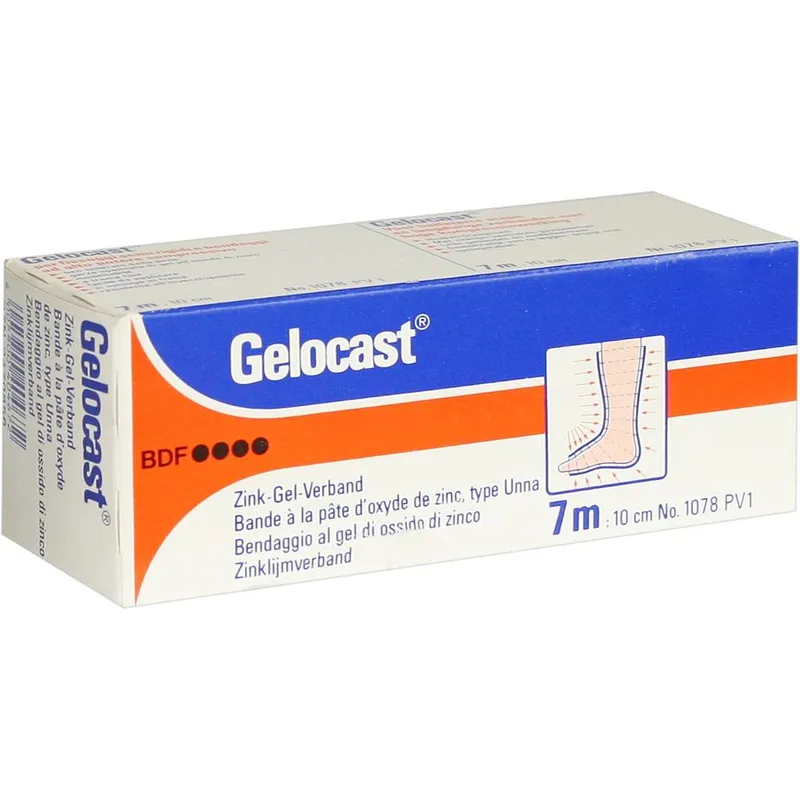 Gelocast Zink-Gel-Binde, 7 m x 10 cm