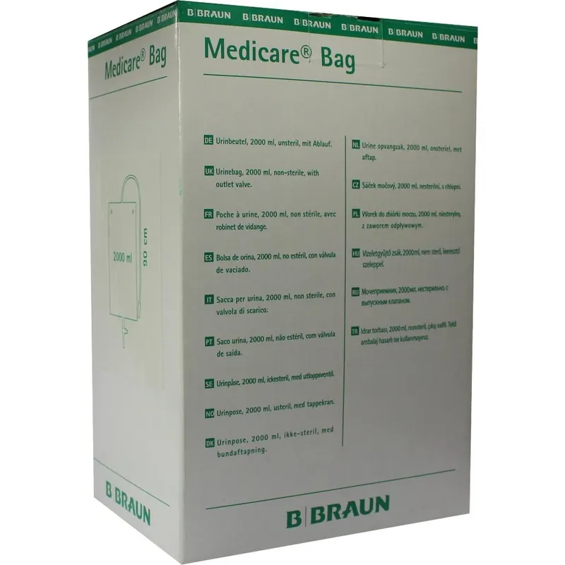 Medicare Bag Urinbeutel, 2 Ltr., unsteril (10 Stck.)