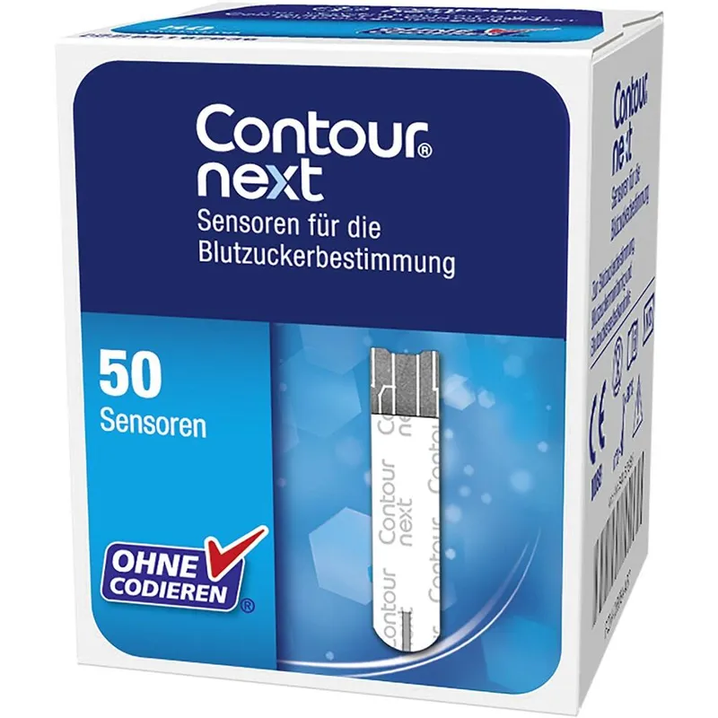 CONTOUR NEXT Sensoren, Blutzuckerteststreifen (50 T.)