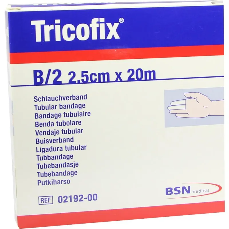 Tricofix Trikotschlauchverband, B/2: 20 m x 2,5 cm