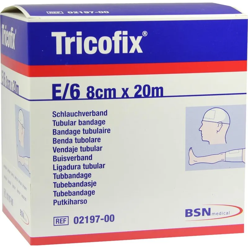 Tricofix Trikotschlauchverband, E/6: 20 m x 8,0 cm