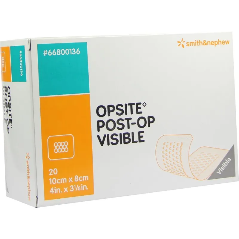 OpSite Post-Op Visible steril, 10 x 8 cm, Wundverband (20 Stck.)