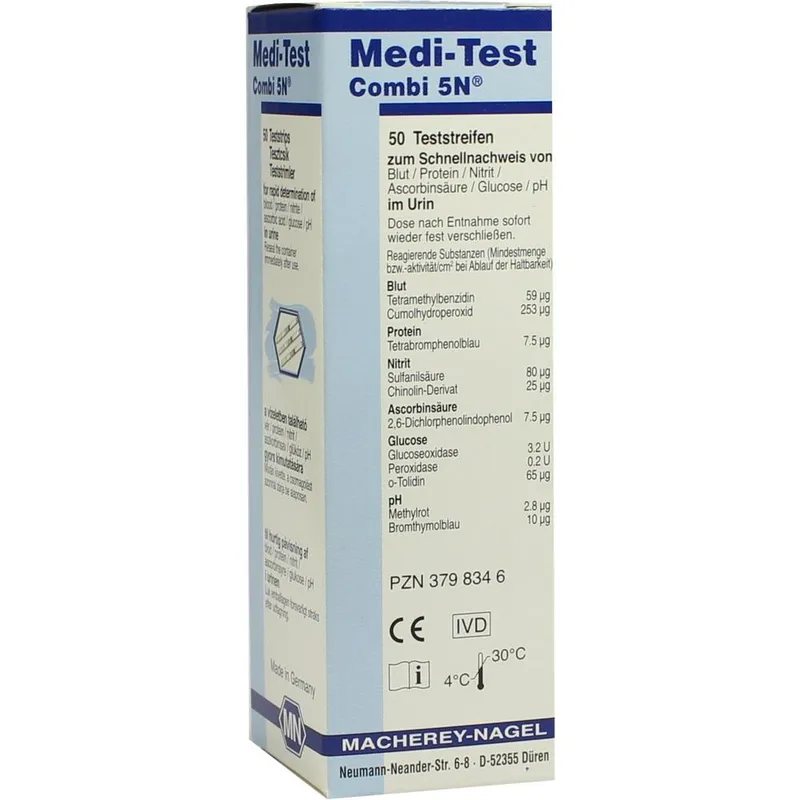 Medi-Test Combi 5 N, Harnteststreifen (50 T.)