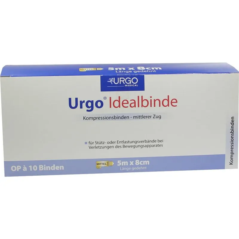 Urgo Idealbinden, weiß, 5 m x 8 cm (10 Stck.)