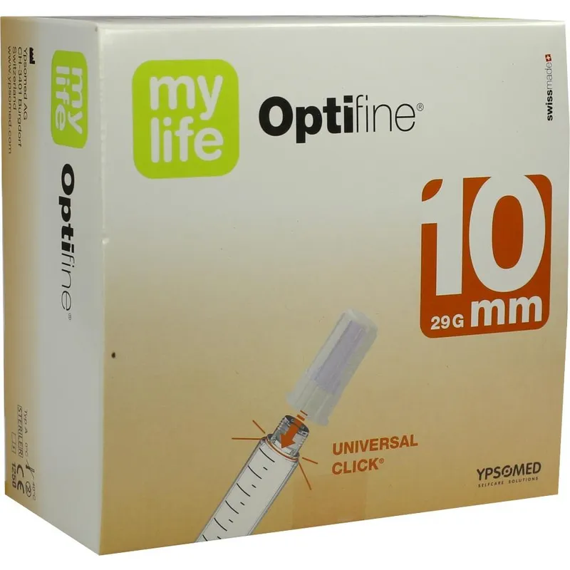 Mylife Optifine Pen-Nadeln, 0,33 x 10 mm (100 Stck.)