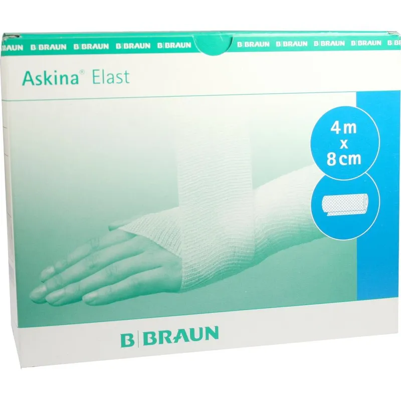 Askina Elast Fixierbinden, 4 m x 8 cm, lose (20 Stck.)