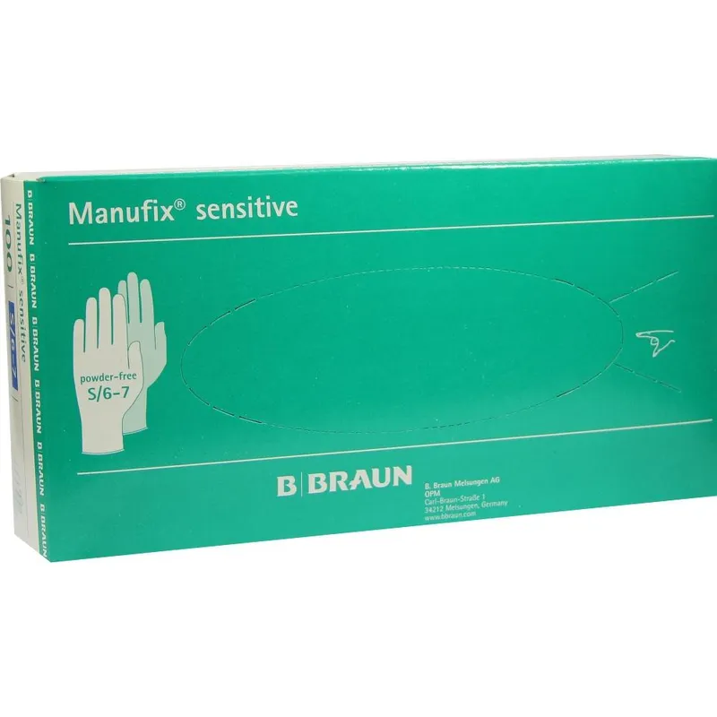 Manufix Sensitive U.-Handschuhe, PF, Latex, klein