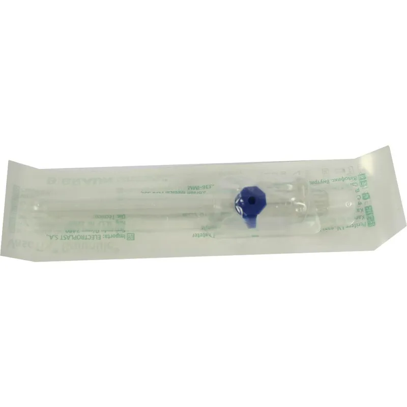 Vasofix Braunüle 22 G, 0,9 mm, blau, 25 mm Stichlänge