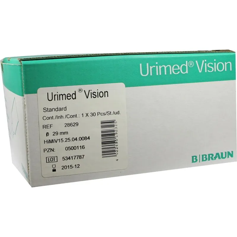 Urimed Vision Standard Kondom-Urinale, selbsthaftend, Ø 29 mm (30 Stck.)