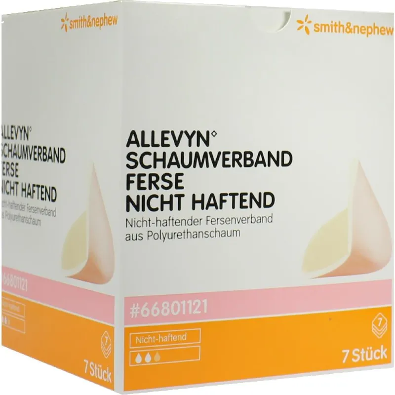 Allevyn Schaumverband Ferse, steril, nicht haftend, 10,5 x 13,5 cm (7 Stck.)