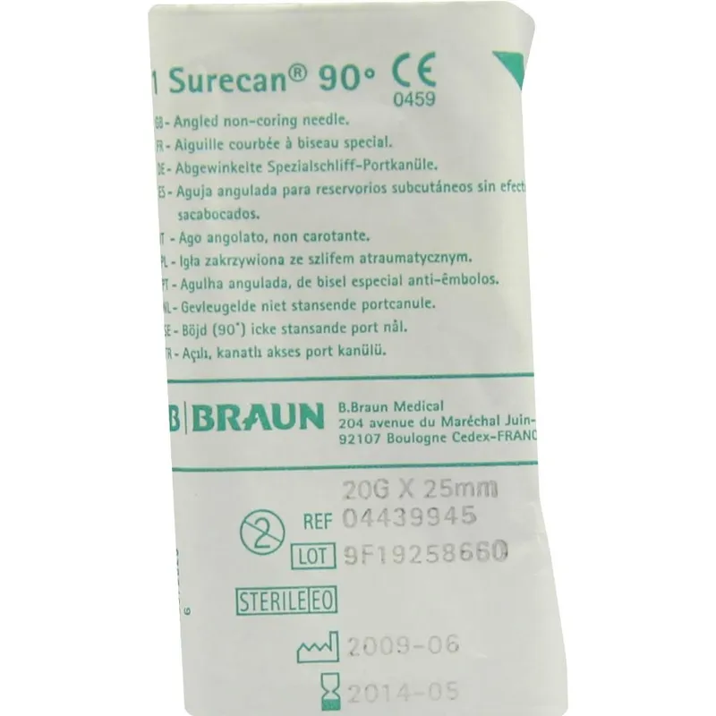 Surecan Portkanüle 20 G, 25 mm Stichlänge