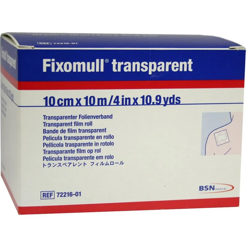 Fixomull transparent Klebefolie, 10 m x 10 cm