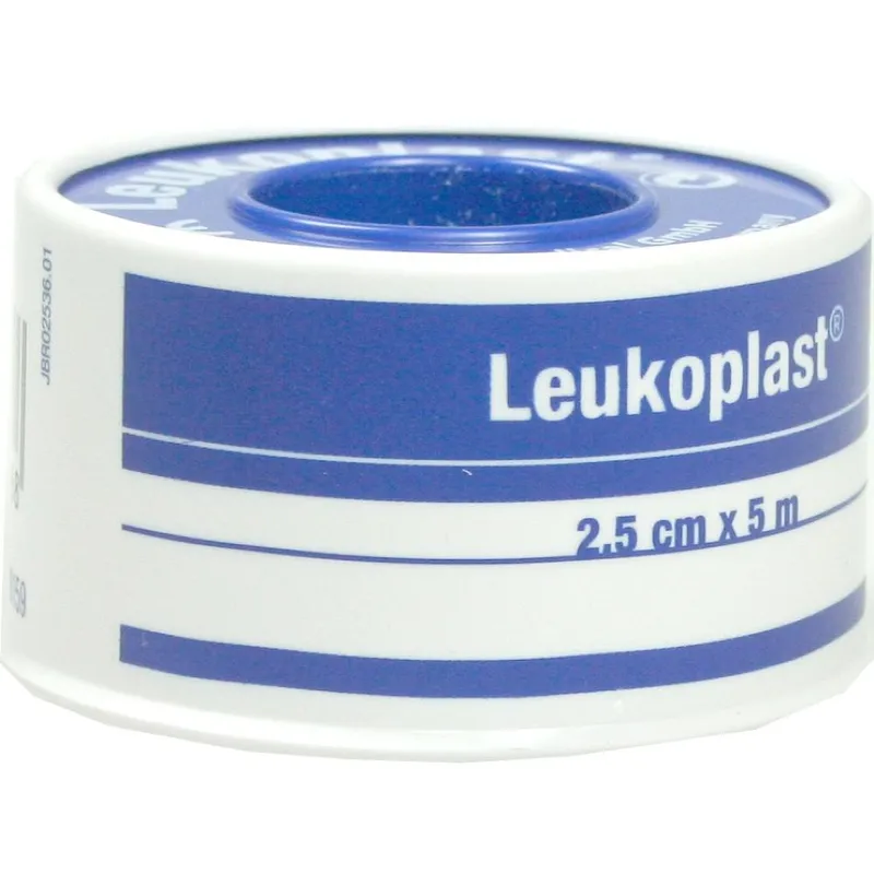 Leukoplast Rollenpflaster wasserfest, im Schutzring, 5,0 m x 2,50 cm, weiß