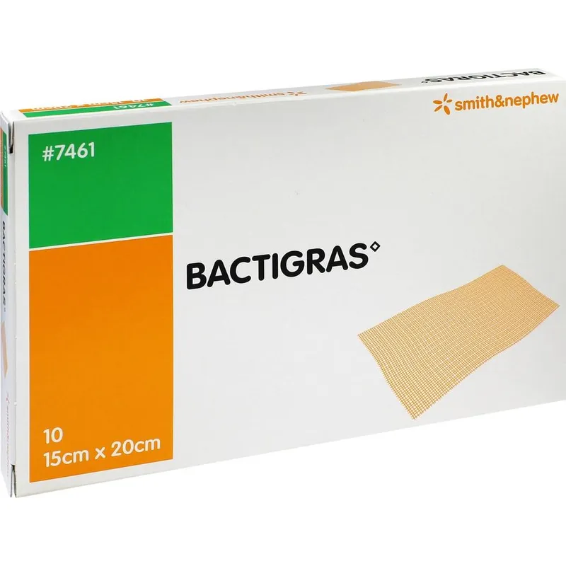 Bactigras Wundverband steril, 15 x 20 cm (10 Stck.)