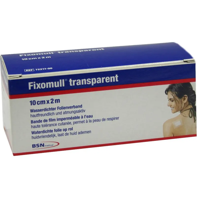 Fixomull transparent Klebefolie, 2 m x 10 cm