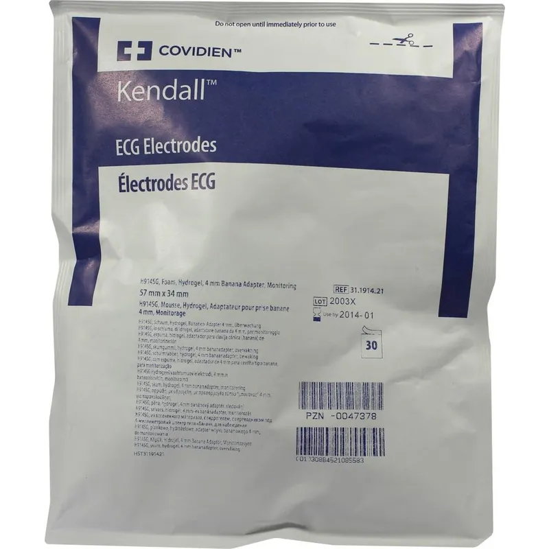 Kendall Einmal-Elektroden mit Hydrogel, u. Ag/AgCI-Sensor 57 x 34 mm (30 Stck.)