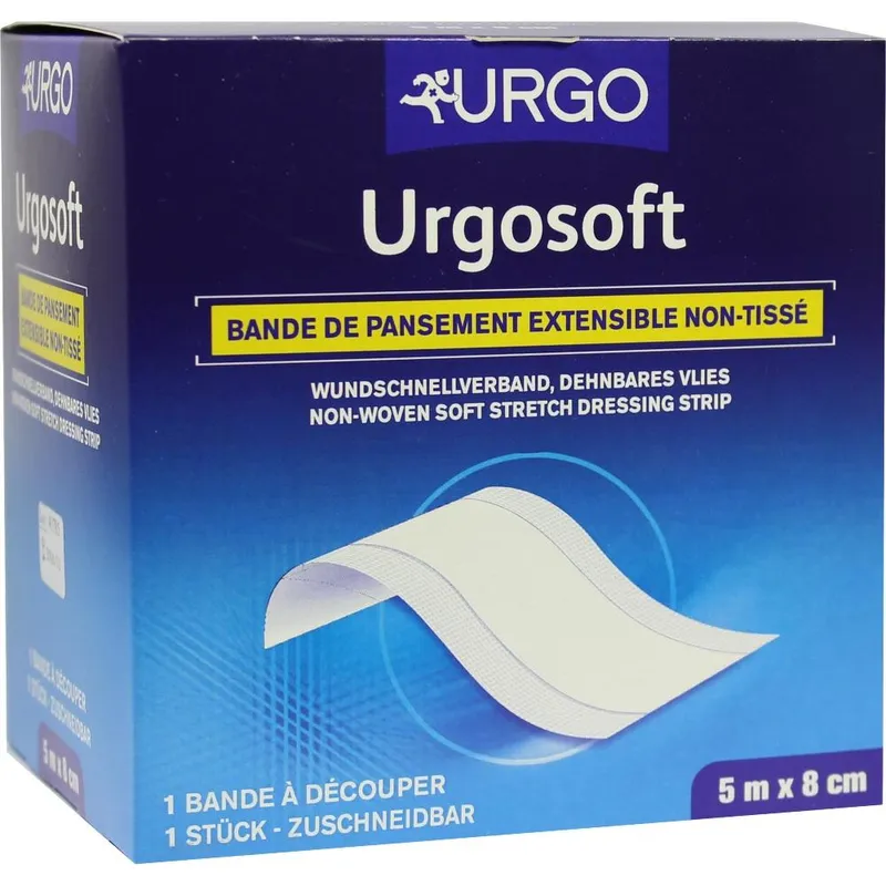 Urgosoft Wundschnellverband, 5 m x 8 cm, weiß