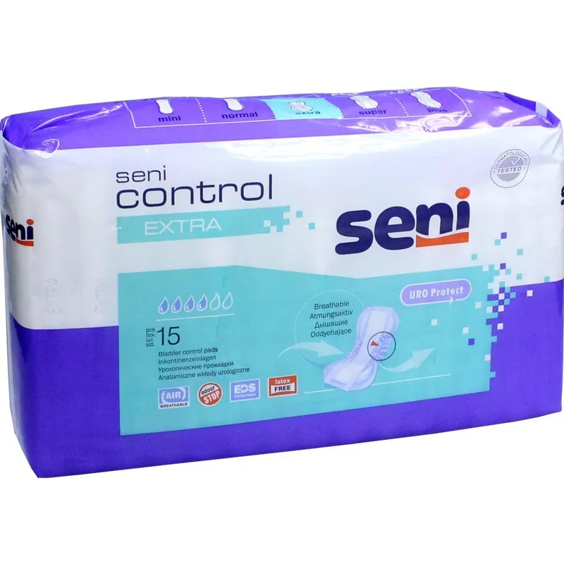 Seni Control Extra, Inkontinenzeinlagen (15 Stck.)