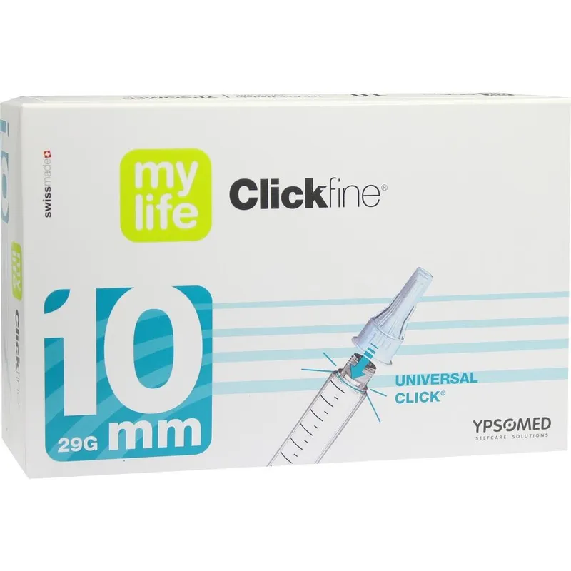 Mylife Clickfine Pen-Nadeln, 0,33 x 10 mm (100 Stck.)