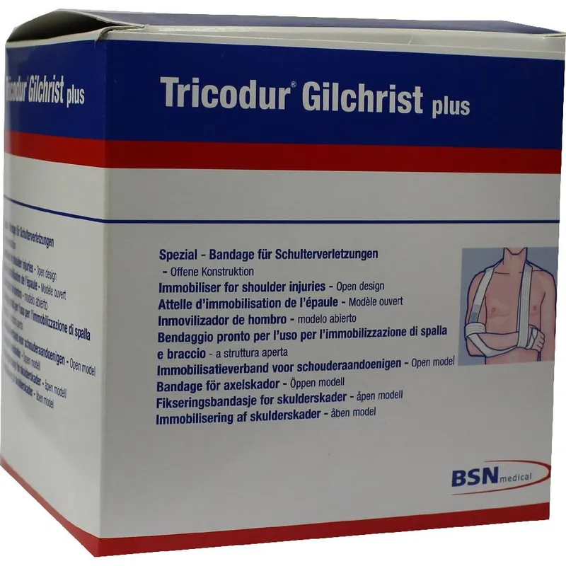 Tricodur Gilchrist plus Spezialbandage, Gr. L, Armlänge 54 - 60 cm, weiß