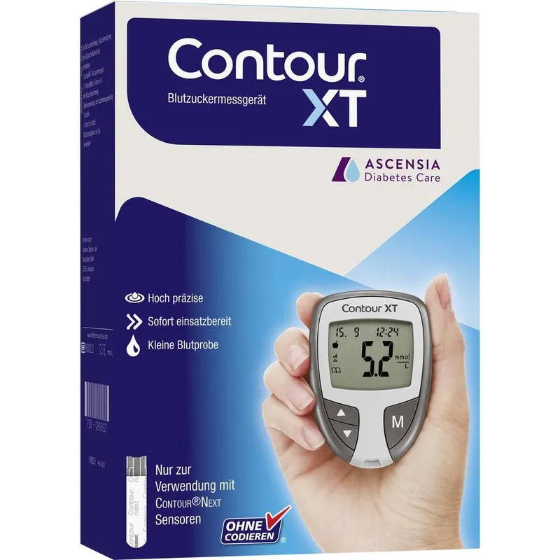 CONTOUR XT Set mmol/l, Blutzuckermessgerät