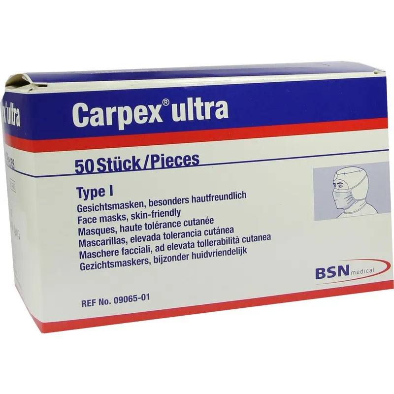 Carpex ultra Einmal-OP-Masken, Type I (95 % BFE) (50 Stck.)