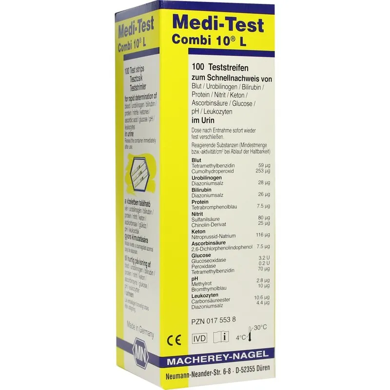 Medi-Test Combi 10 L, Harnteststreifen (100 T.)