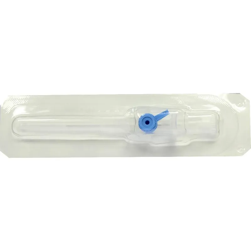 Venflon Venenverweilkatheter mit, Zuspritzventil, 22 G, 0,8 x 25 mm, blau