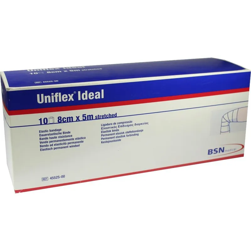 Uniflex Ideal 5 m x 8 cm, dauerelastische Binde