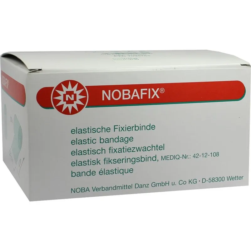 NOBAFIX Fixierbinden weiß 4 m x 8 cm, lose (20 Stck.)