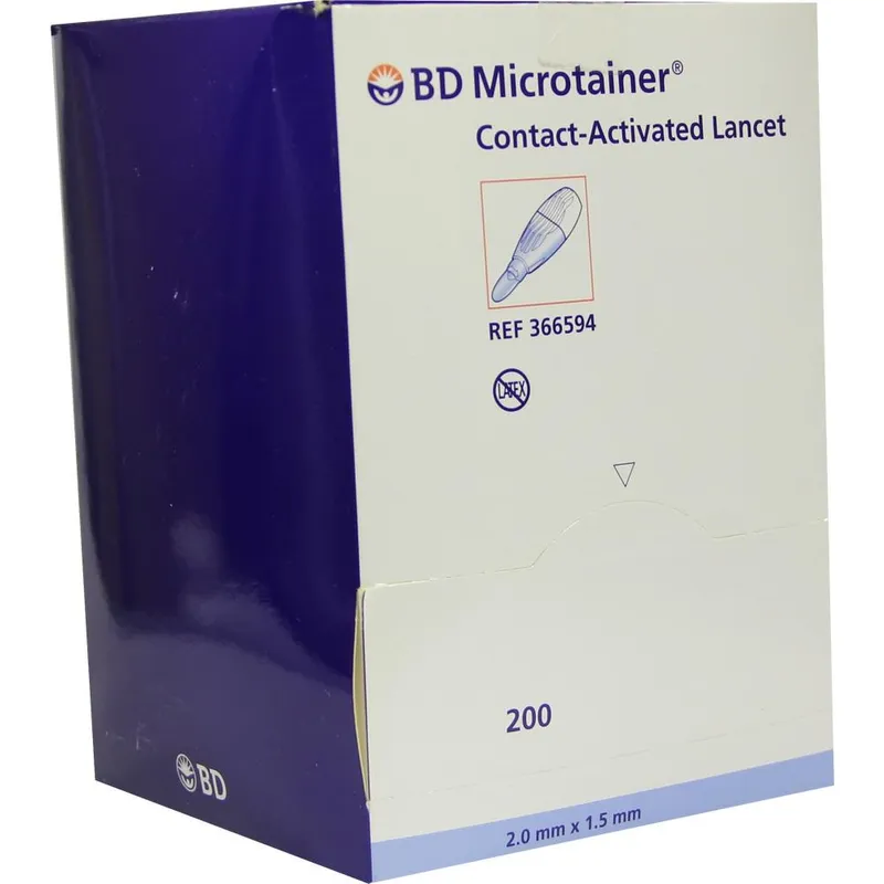 BD Microtainer Sicherheitslanzetten, für, starken Blutfluss (200 Stck.)