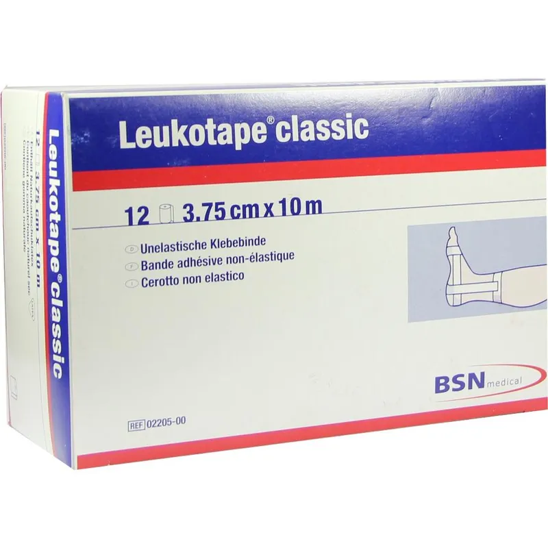 Leukotape classic Klebebinde, 10 m x 3,75 cm, weiß