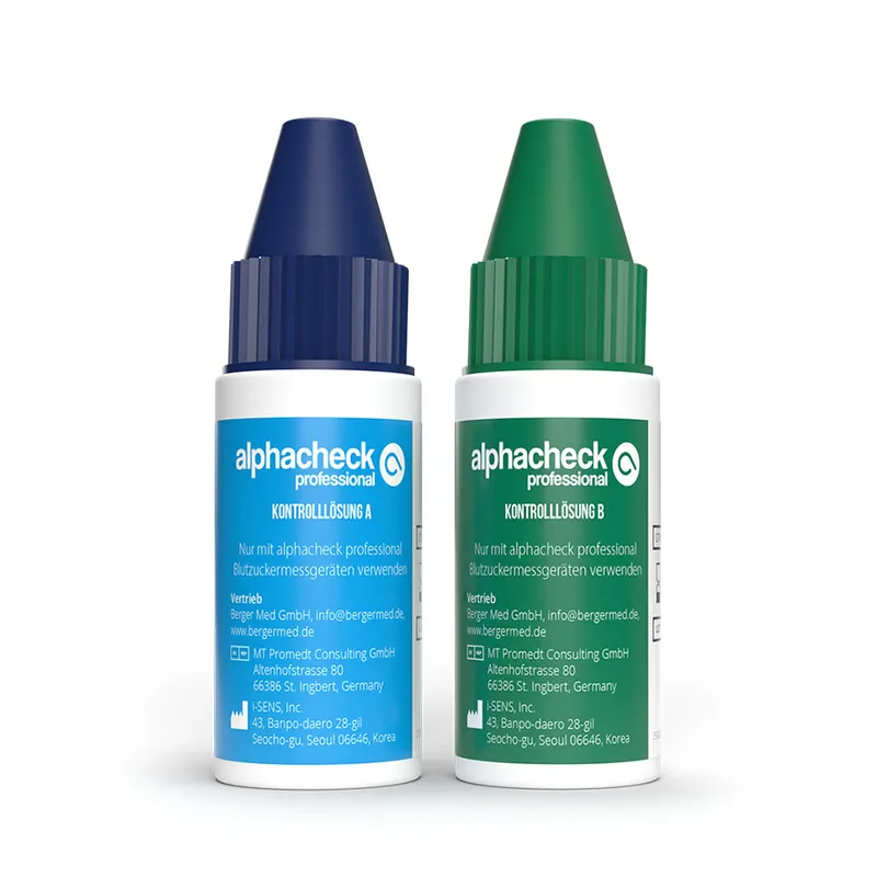 Alphacheck professional, Kontroll-Lösung A+B (2 x 4 ml)