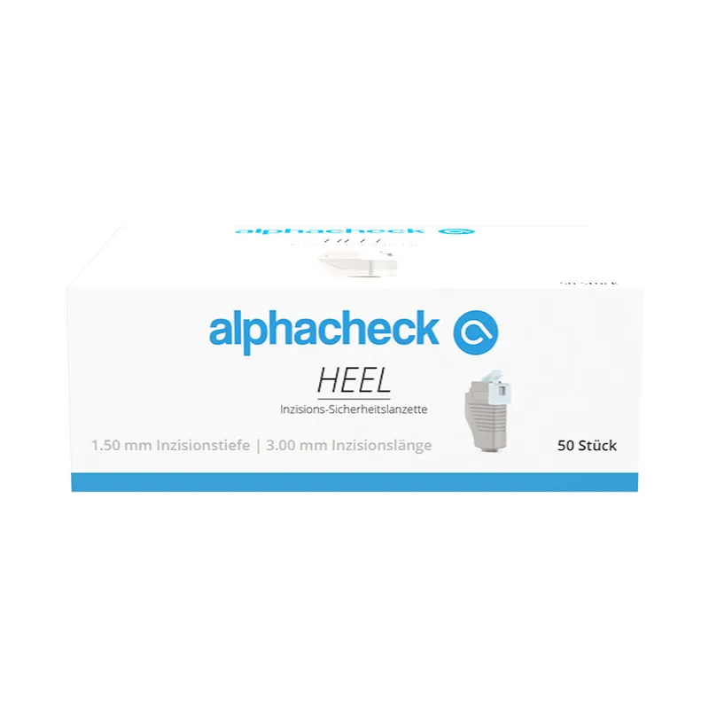 Alphacheck HEEL Inzisions-Sicherheitslanzetten 1,50 x 3,00 mm (50 Stck.)