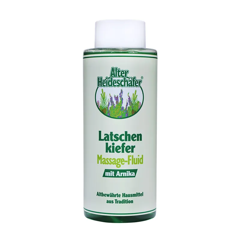 Alter Heideschäfer Latschenkiefer-Massage-Fluid mit Arnika 500 ml