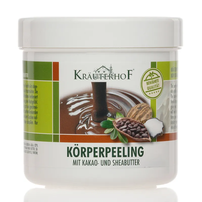 KräuterhoF Körperpeeling mit Kakao- und, Sheabutter 400 g