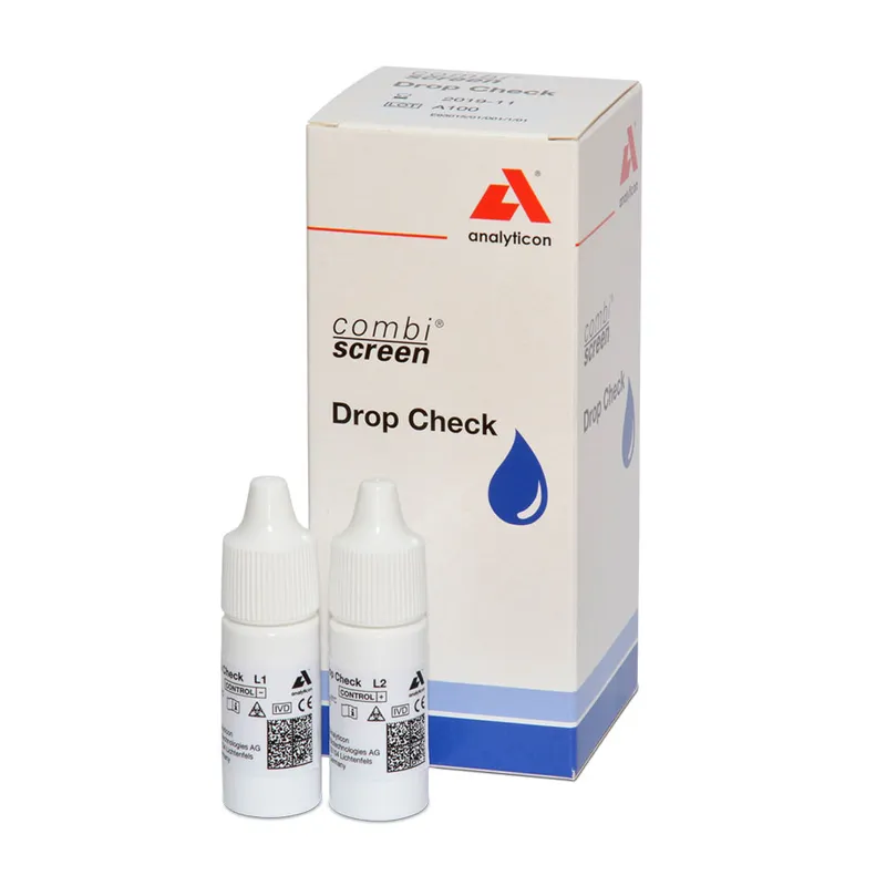 CombiScreen Drop Check Control, (2 x 5 ml, Level 1 + Level 2)