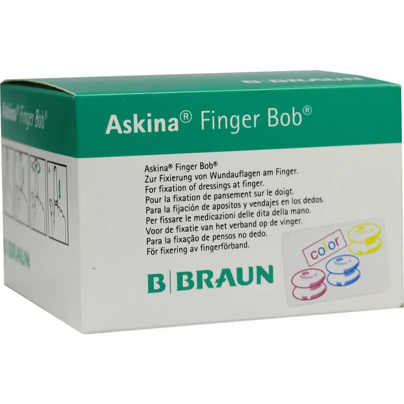 Askina Finger Bob Fingerschnellverband, farbig, 180 mm lang (50 Stck.)