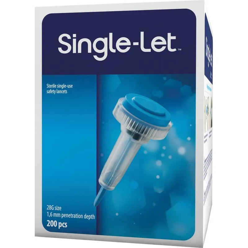 SINGLE-LET Sicherheitslanzetten, steril (200 Stck.)