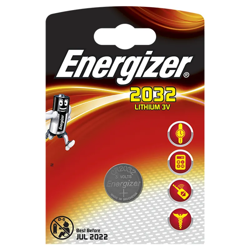 Energizer Batterie Typ CR2032, 3 V