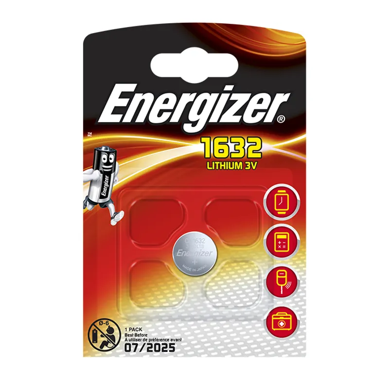 Energizer Batterie Typ CR1632, 3 V, #E300844102#