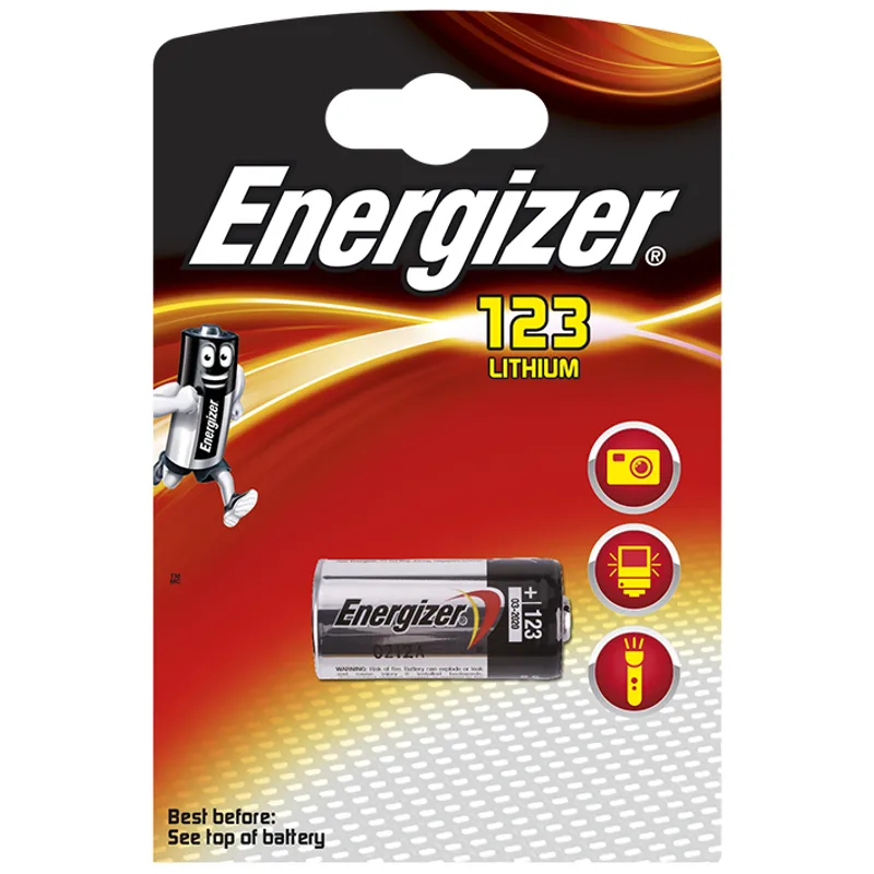 Energizer Fotobatterie 123, Typ CR17345 3 V