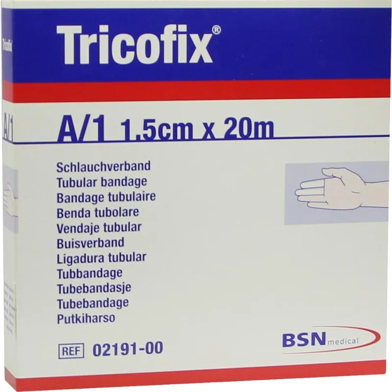 Tricofix Trikotschlauchverband, A/1: 20 m x 1,5 cm