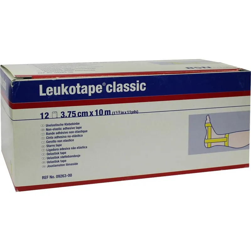 Leukotape classic Klebebinde, 10 m x 3,75 cm, gelb