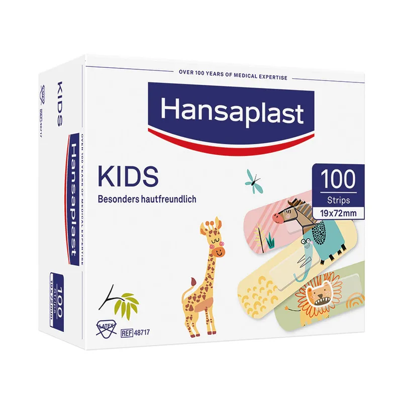 Hansaplast Kids Big Pack Universal, Strips 1,9 x 7,2 cm (100 Stck.)