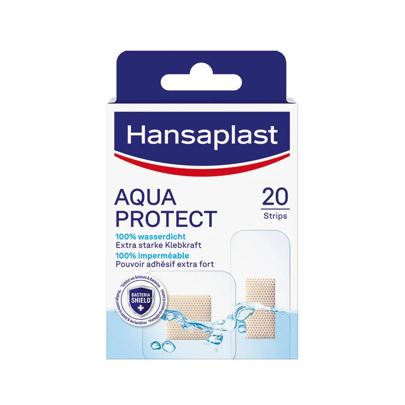 Hansaplast Aqua Protect, Strips, 2 Größen (20 Stck.)