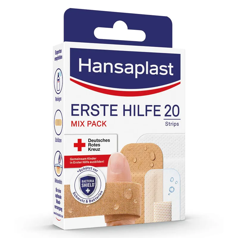 Hansaplast Erste Hilfe Pflastermix, (20 Stck.)