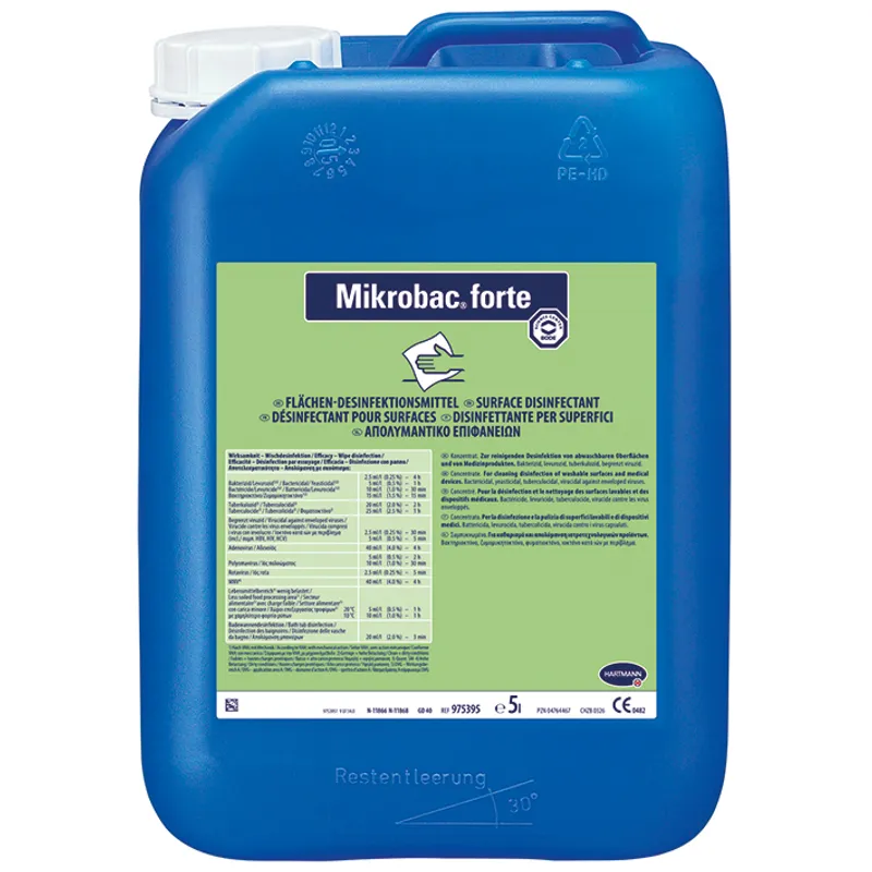 Mikrobac forte 5 Ltr., Flächendesinfektionsreiniger