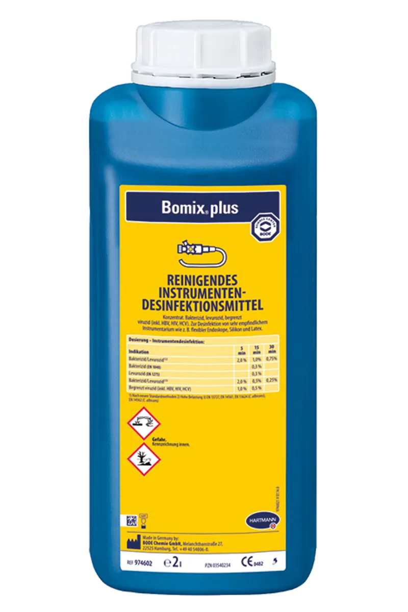 Bomix plus 2 Ltr. Instrumentenreiniger, - zur Zeit nicht lieferbar -