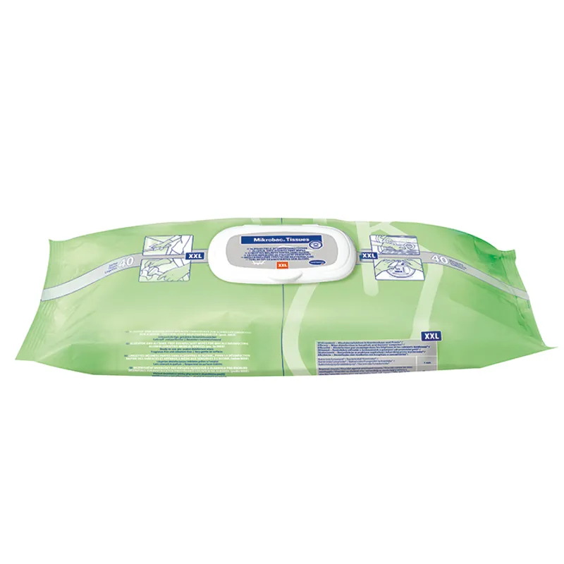 Mikrobac XXL Tissues Flowpack, Desinfektionstücher (40 T.)